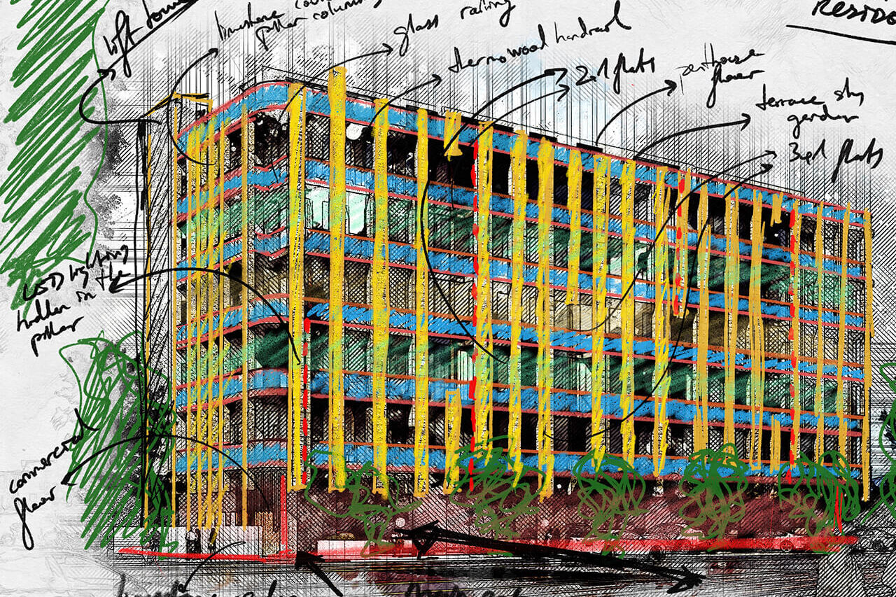 0_sketch_muscat apartment architecture design (1)