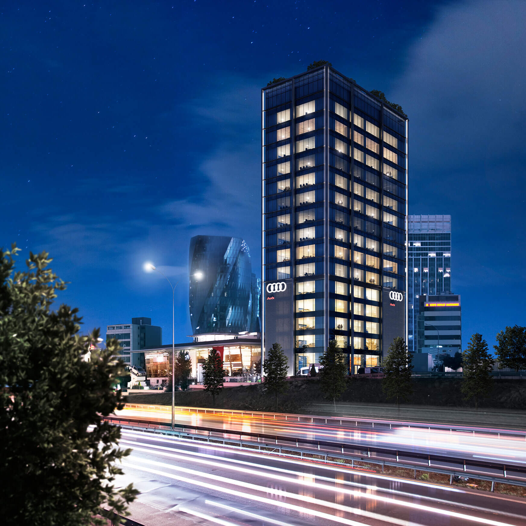 Erel Otomotive Facade Render