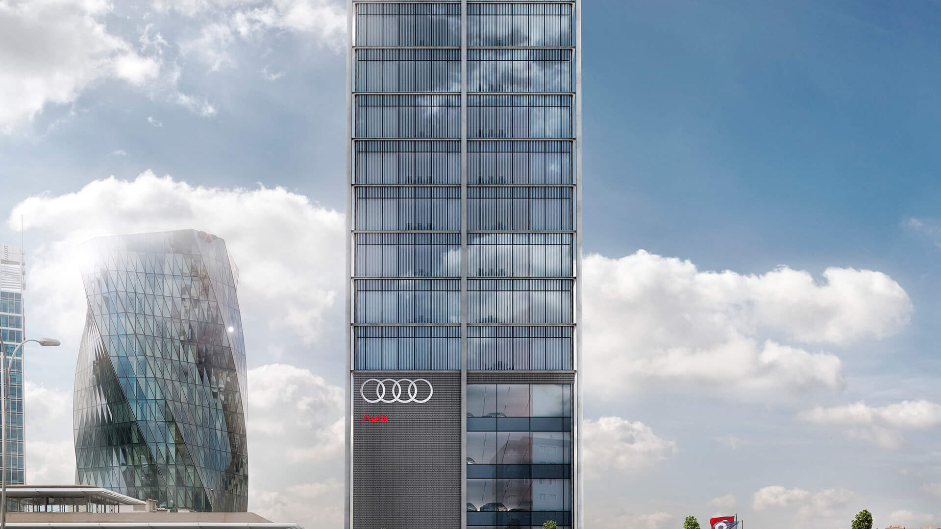 Erel Otomotive Facade Render