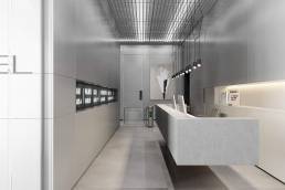 Erel Otomotiv Reception Interiors Render