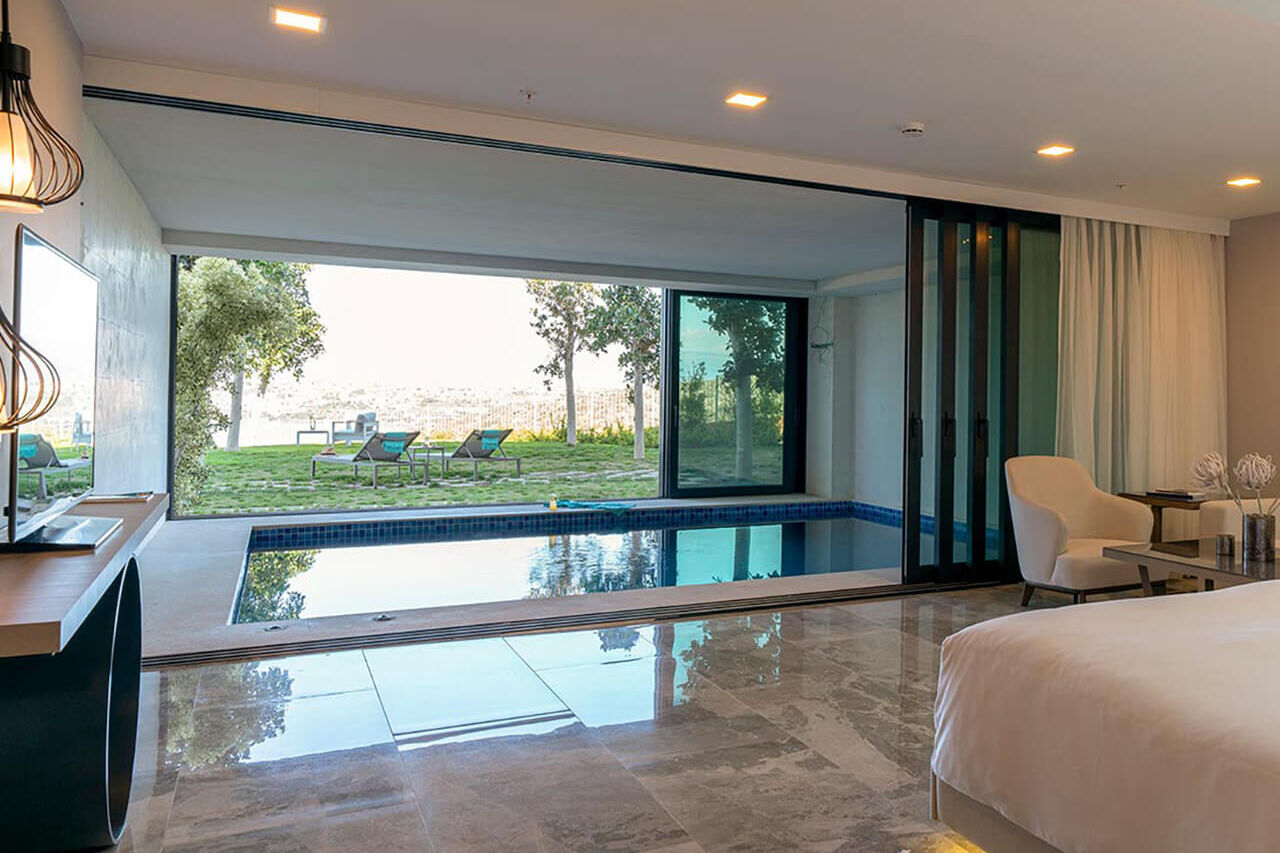 Lux Hotel Pool Suites Interior and Architectural Design