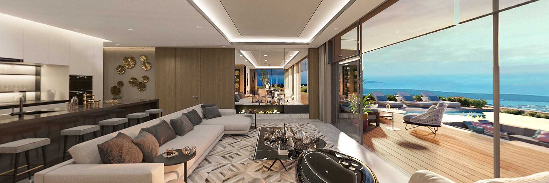 Bodrum iasos Villas Architecture Interior Design Quark Render