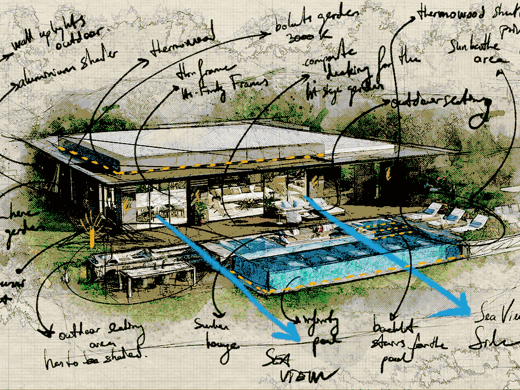 Bodrum iasos Villas Architecture Interior Design Quark Render