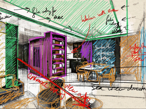 Buteo Villas Architecture Interior Design Quark Render