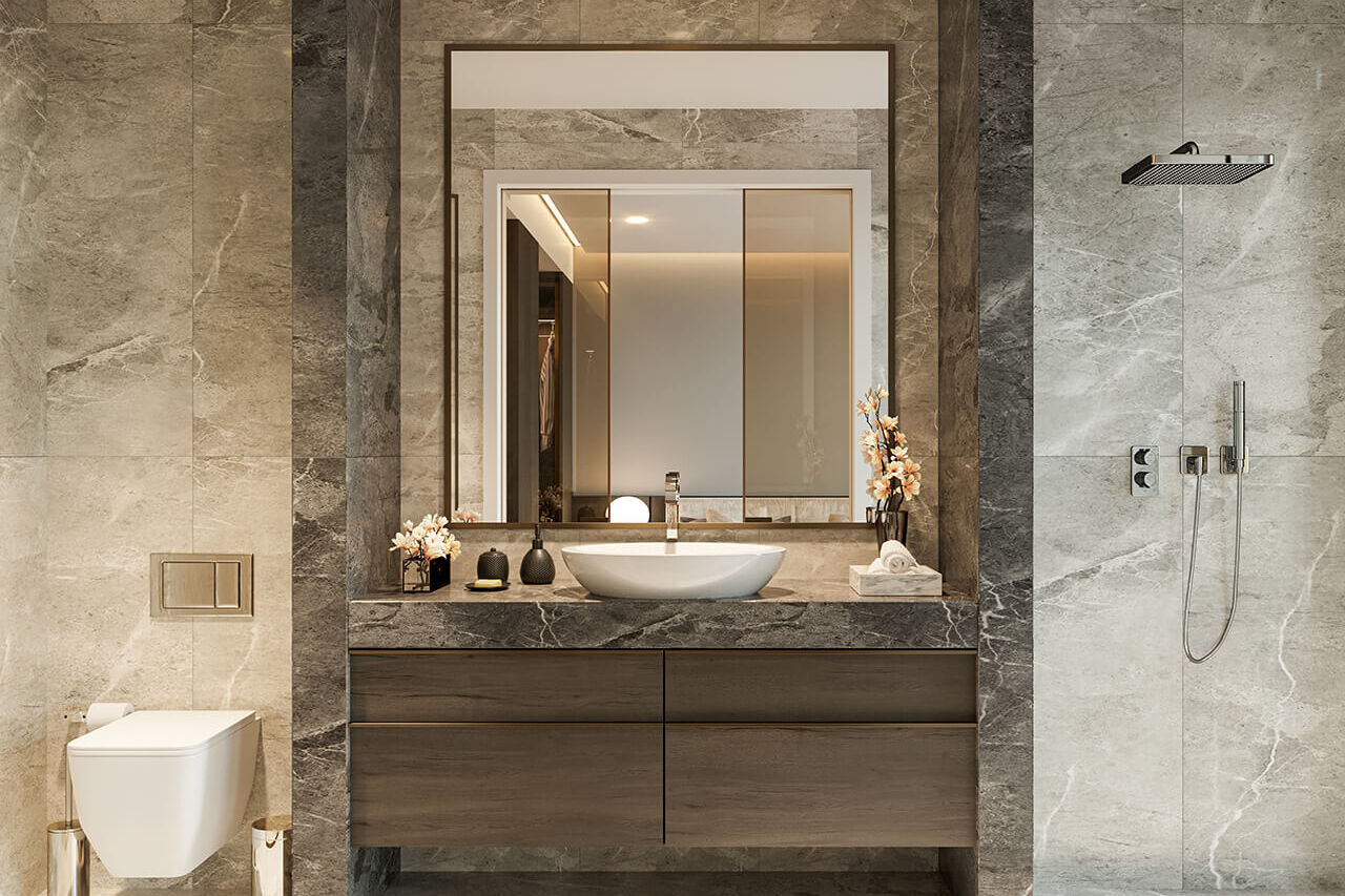 UlkerResidence Villa Architecture Interior Design Quark Render İzmir