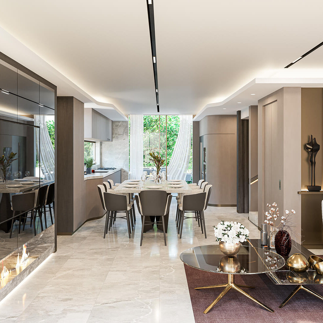 Villa Residence Architecture Interior Design Quark Render