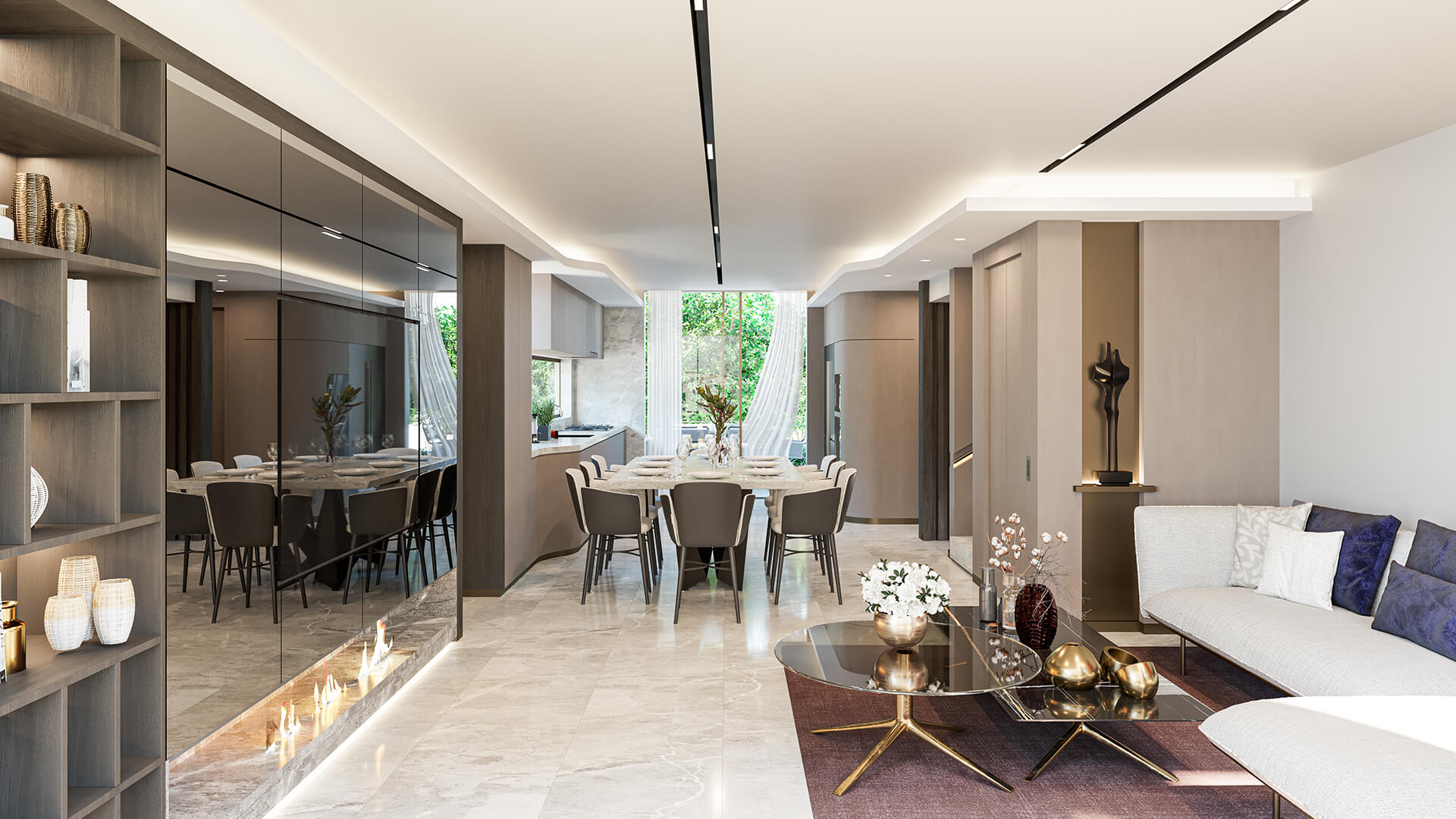 Villa Residence Architecture Interior Design Quark Render