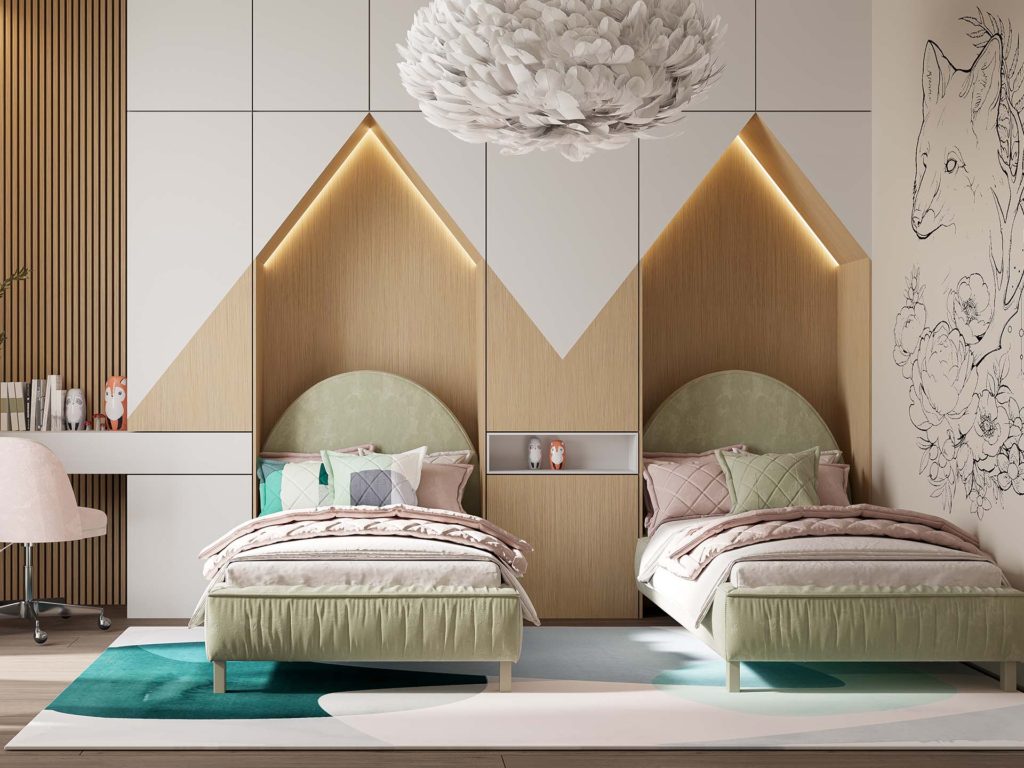 Batman Residence Kid’s Room Rendering