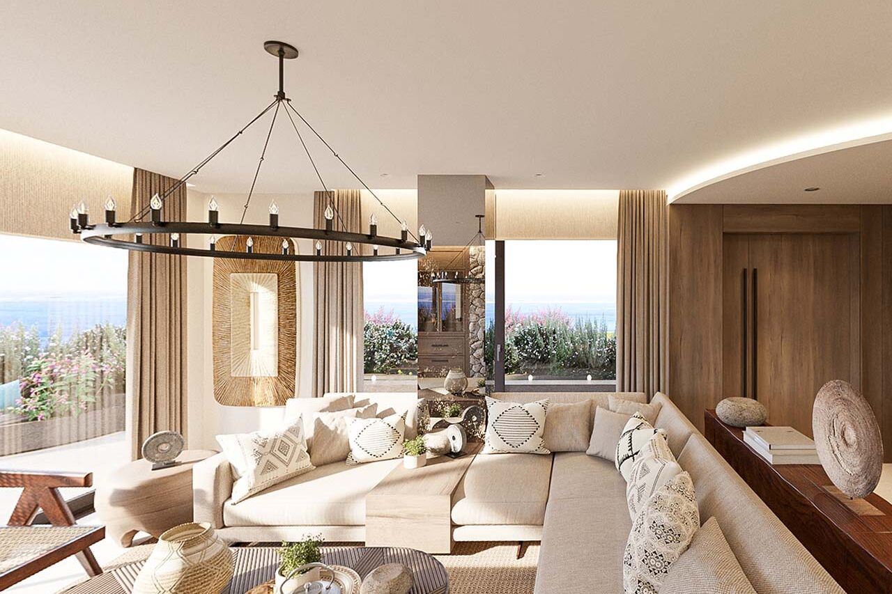 Bodrum Villa A Mimari İç Mimari Achitecture Interior Design Rendering (6)