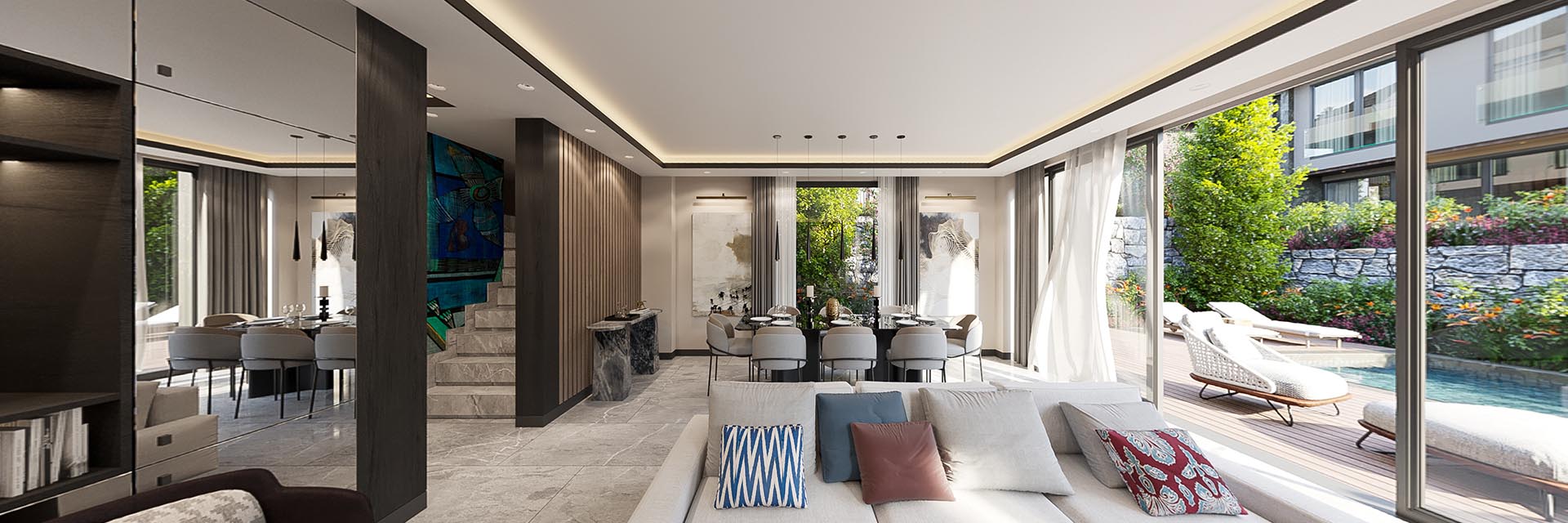 Lovin Maris Gürpınar Villas Istanbul Architecture quark Studio Interior Design İç Mimari