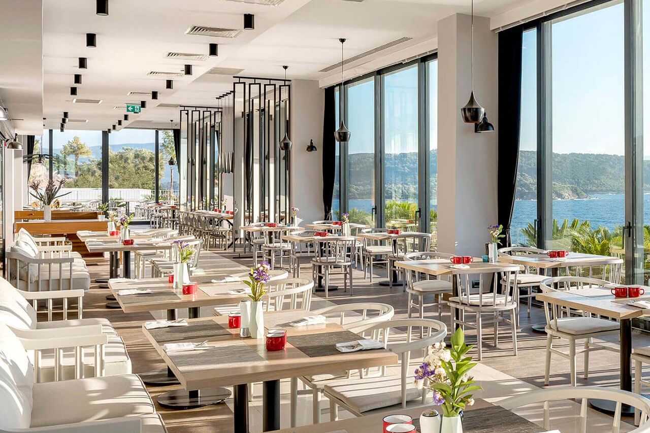 Architectural Design of the ADD Restaurant of LUX* Hotel in Bodrum, Turkey