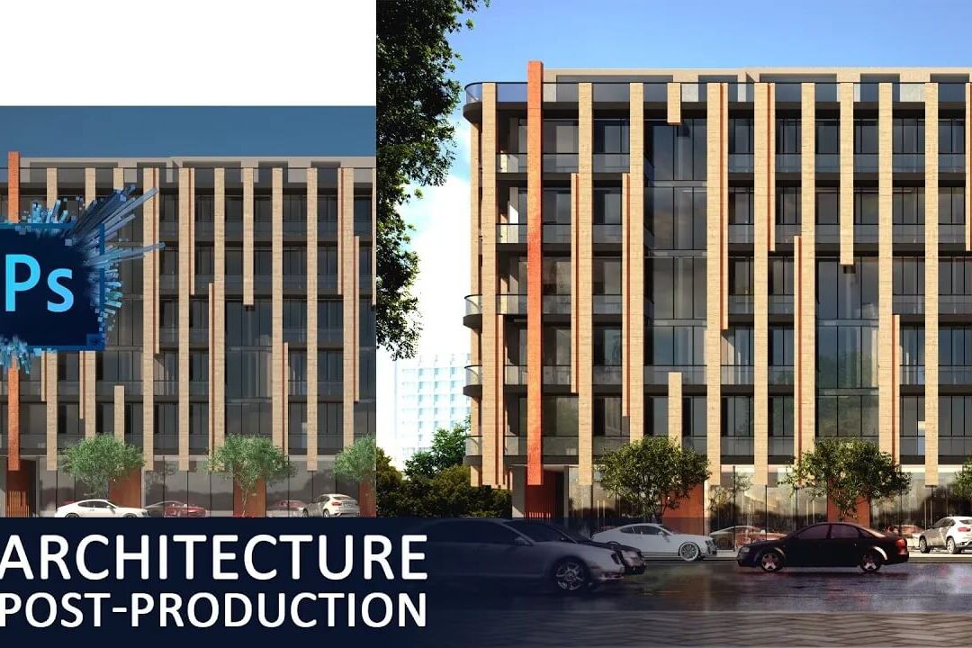 photoshop post production architectural