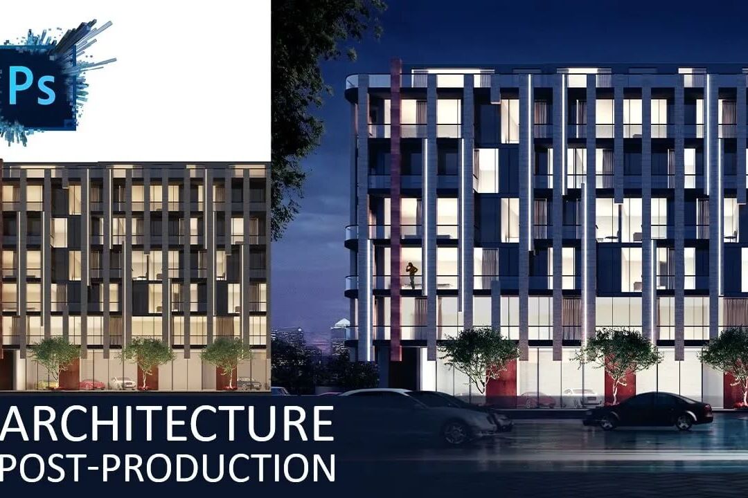 photoshop post production architectural