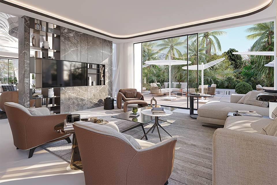 Villa on Jumeirah Islands in Duabi, UAE