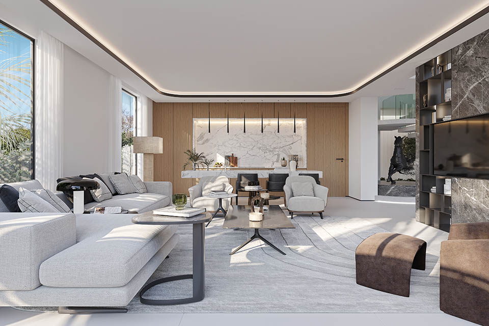 Villa on Jumeirah Islands in Duabi, UAE