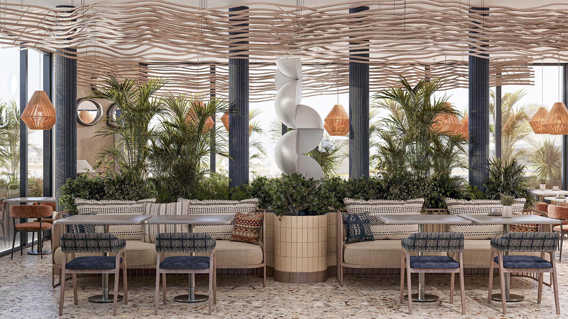 Awani Meadows Restaurant in Dubai, UAE