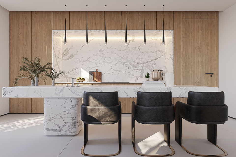 Villa on Jumeirah Islands in Duabi, UAE