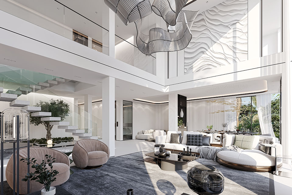 Villa on Jumeirah Islands in Duabi, UAE