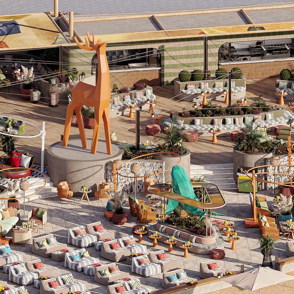 Yalseh Lounge in Duabi, UAE