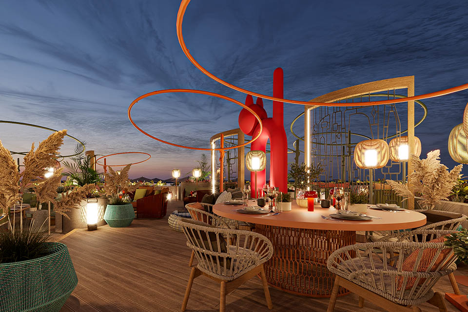 Yalseh Lounge in Duabi, UAE