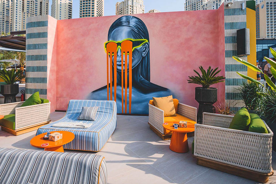 Yalseh Lounge in Duabi, UAE