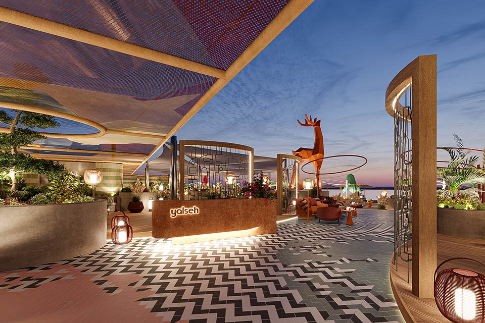 Yalseh Lounge in Duabi, UAE