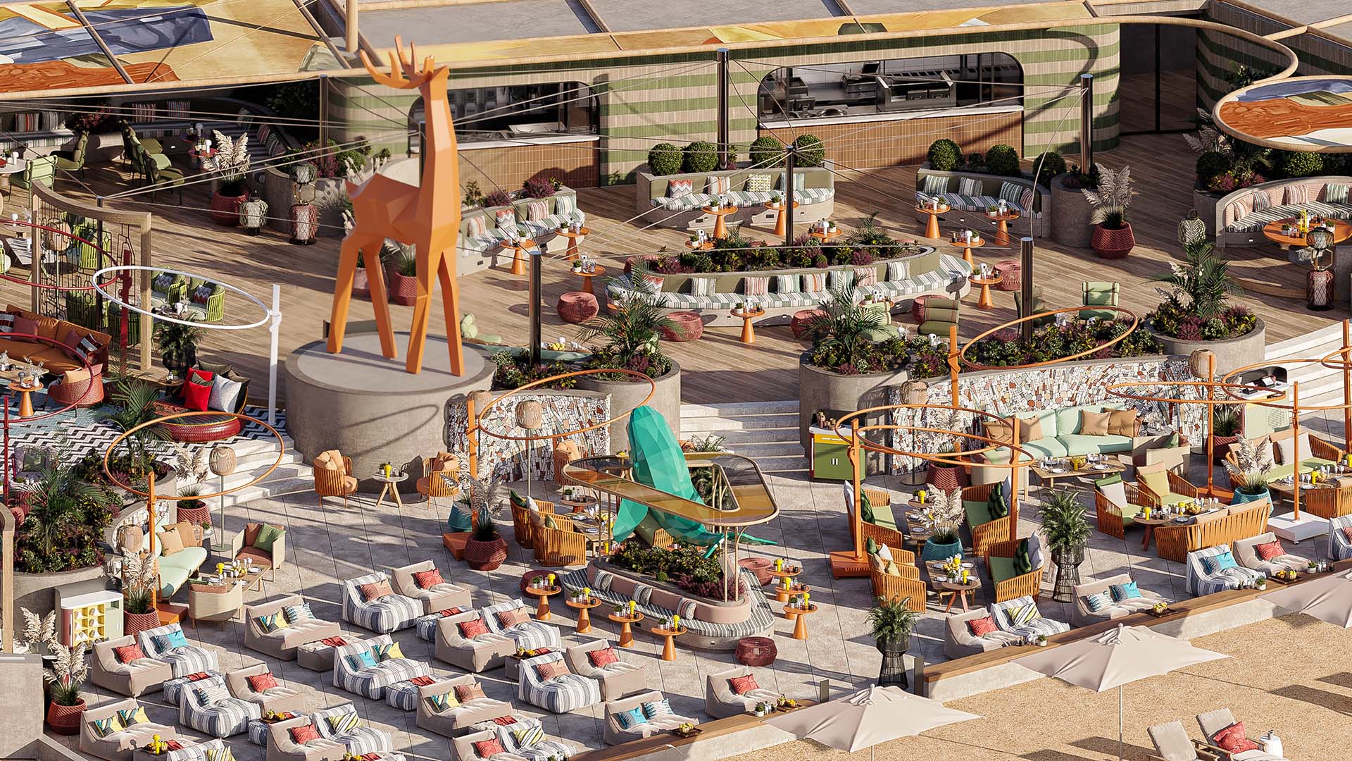 Yalseh Lounge in Duabi, UAE