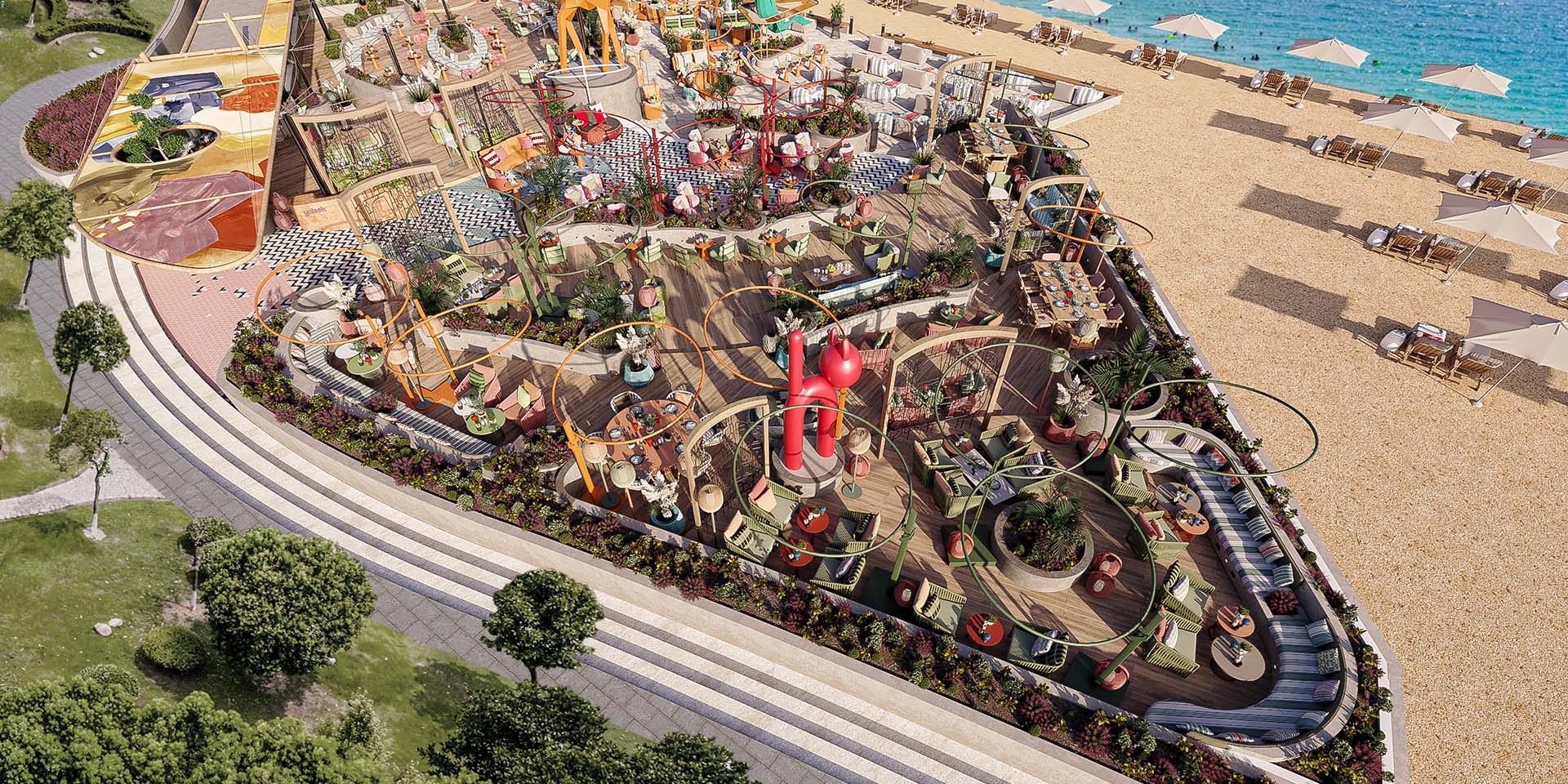 Yalseh Lounge in Duabi, UAE